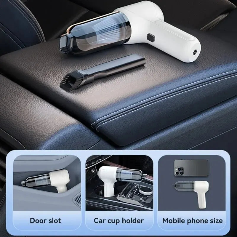 Auto Mini Wireless Vacuum Cleaner Motor Multi-Functional Super Blow Suction All-In-One Machine High-Power Car Dust Collector