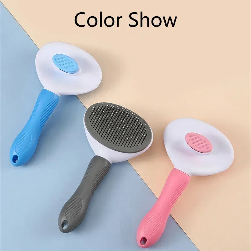 Pet Hair Removal Tool Dog Brush Cat Comb Animal Grooming Tools Stainless Steel Beauty Massage Comb Supplies Products Home Garden
