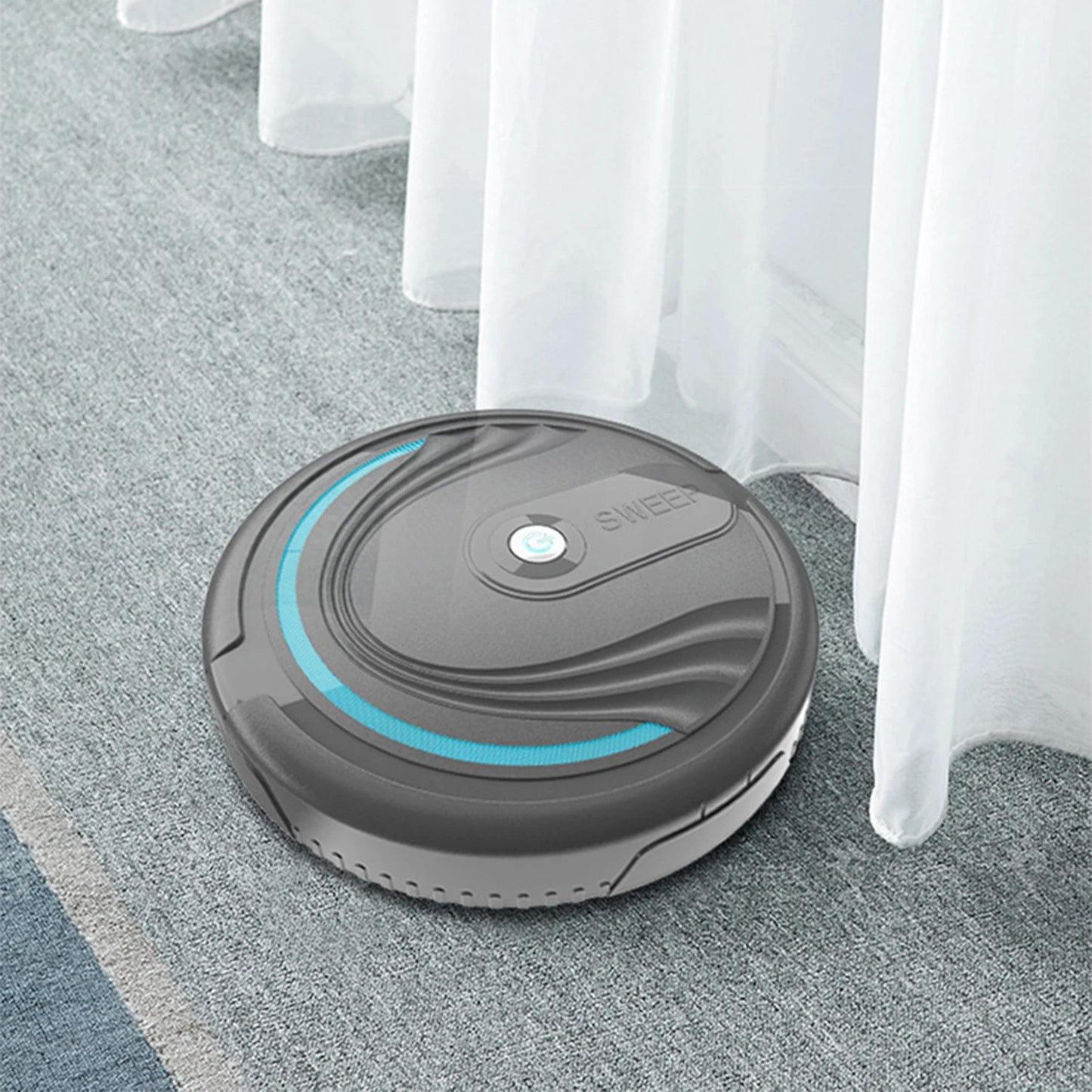 Lightweight Smart Robotic Vacuum Cleaner Robot Vacuum Cleaner Multi-Mode Portable Vacuum Cleaner for Dust Pet Hair Dirt Home