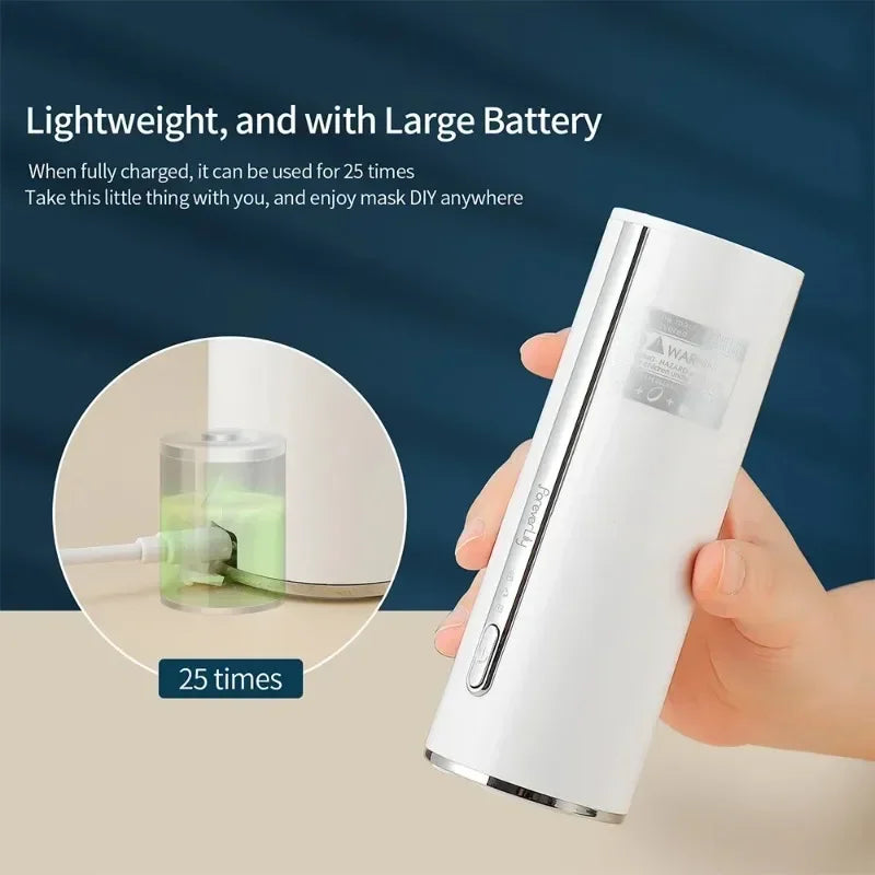 2 In 1 Facial Mask，Maker Blender，Juicer Smart Self-made Natural Vegetable Collagen Fruit Mask Home Used Facial SPA Beauty Device