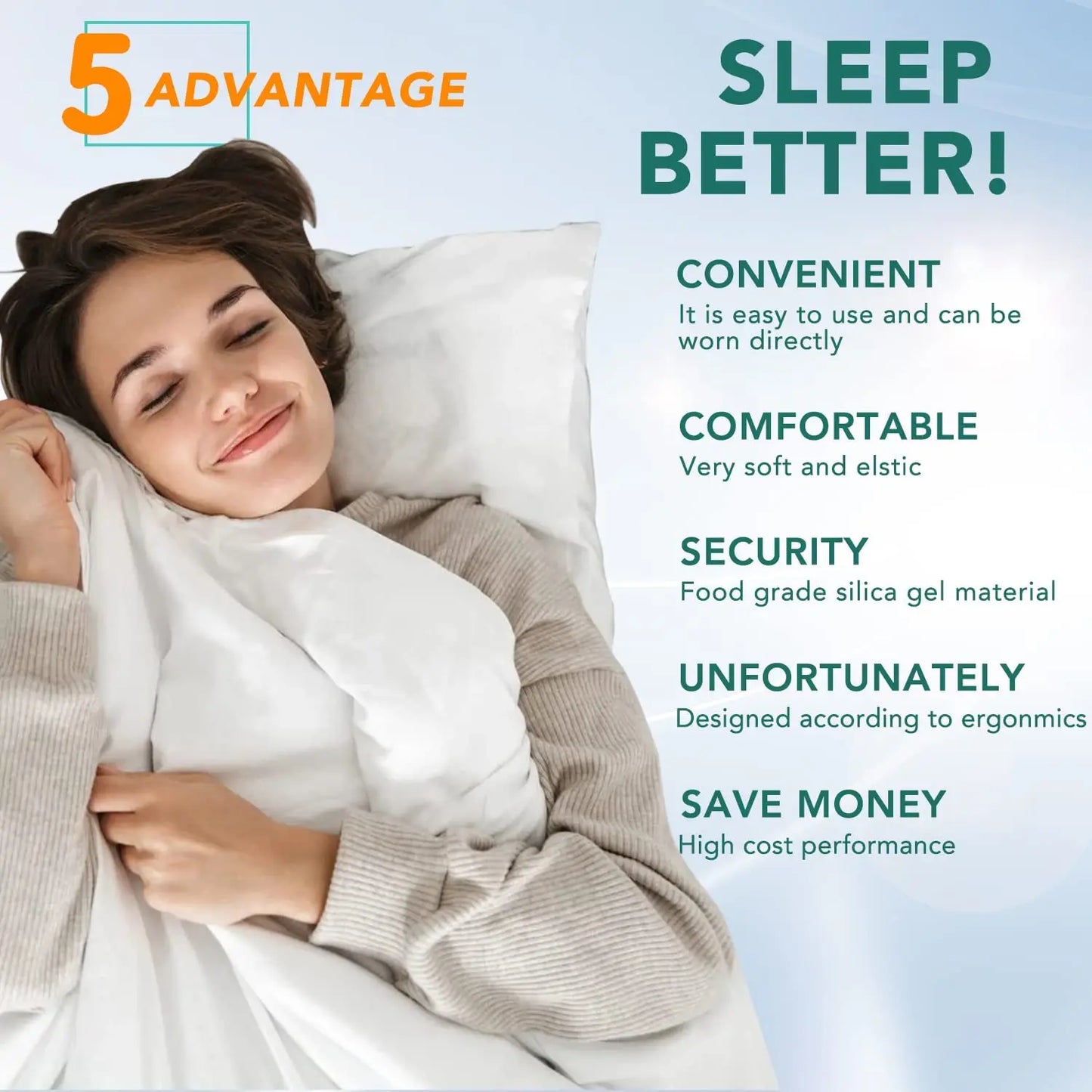 snoring nose clip Anti-Snoring Corrector Snore Prevention Gadget Anti-Snore Device Elimination Nose Clip Men's Sleep Night