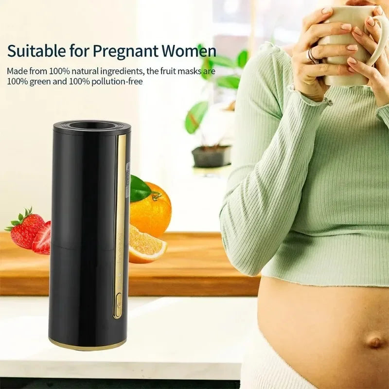 2 In 1 Facial Mask，Maker Blender，Juicer Smart Self-made Natural Vegetable Collagen Fruit Mask Home Used Facial SPA Beauty Device