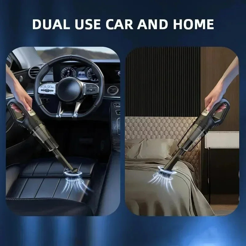Xiaomi 120W Car Vacuum Cleaner Wireless Portable Cordless Vacuum Cleaner USB Charging High Power Suitable for Car Home Pet Hair