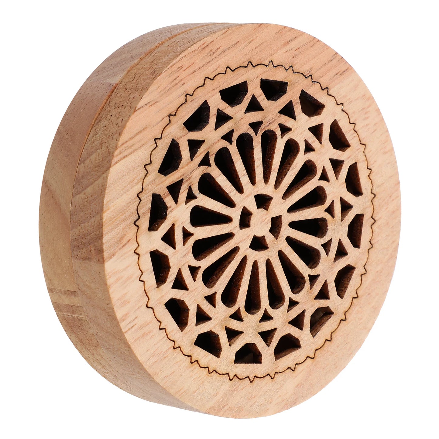 Solid Wood Aromatherapy Box Incense Holder Tabletop Censer Burner Vintage Wooden Cone Indoor Ornament Holders