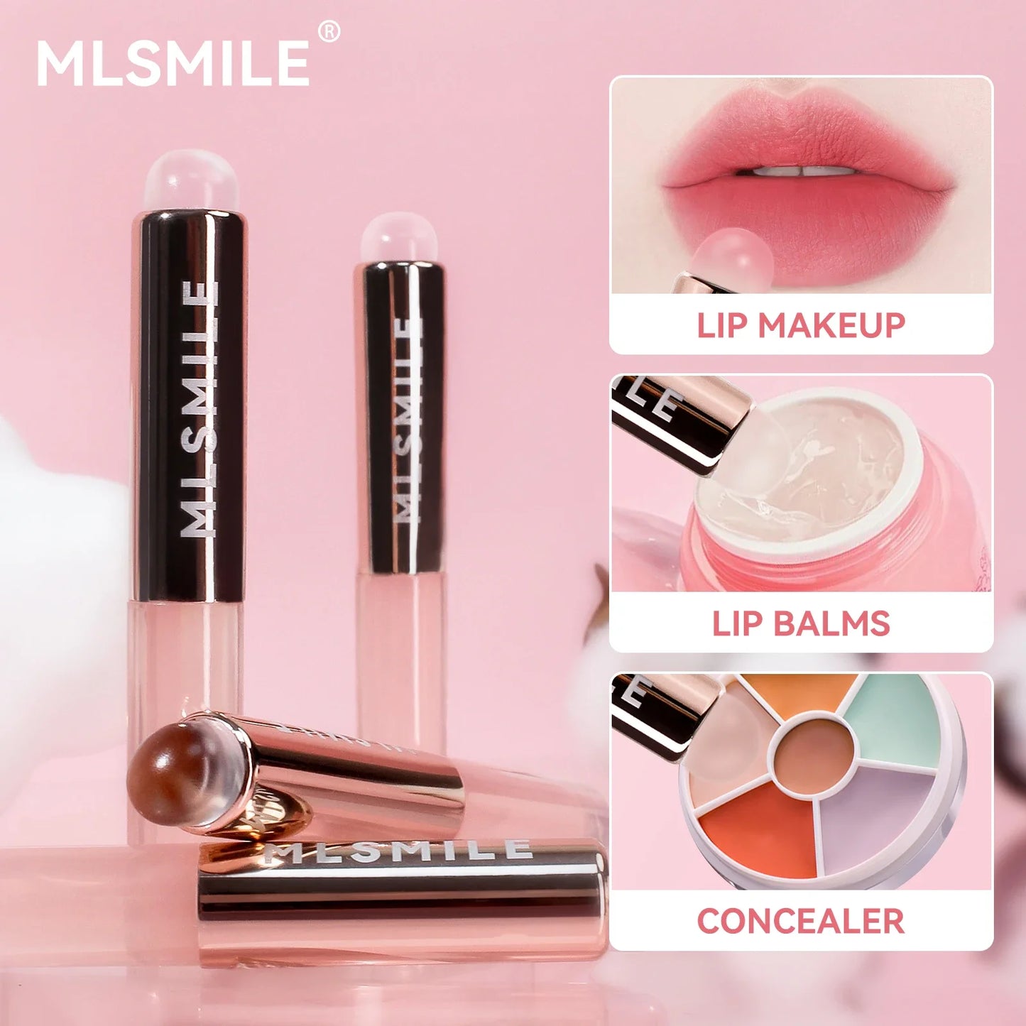 Silicone Lip Brush Q Soft Like Fingertips Lip Mud Concealer Cream Blend Smudge Applicator Makeup Brush Multi-use Round Head