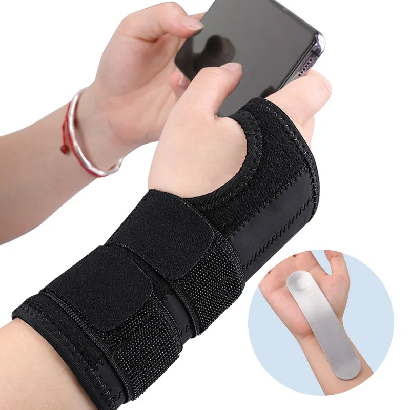 1PCS Wrist Brace for Carpal Tunnel Relief Night Support Support Hand Brace with 3 Stays Adjustable Wrist Support Splint