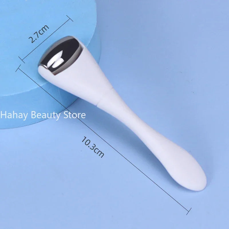Double Head Stainless Steel Ice Roller Eye Cream Stick Dual-Use Eye Cream Spoon Face Ice Dressing Beauty Stick Face Massager