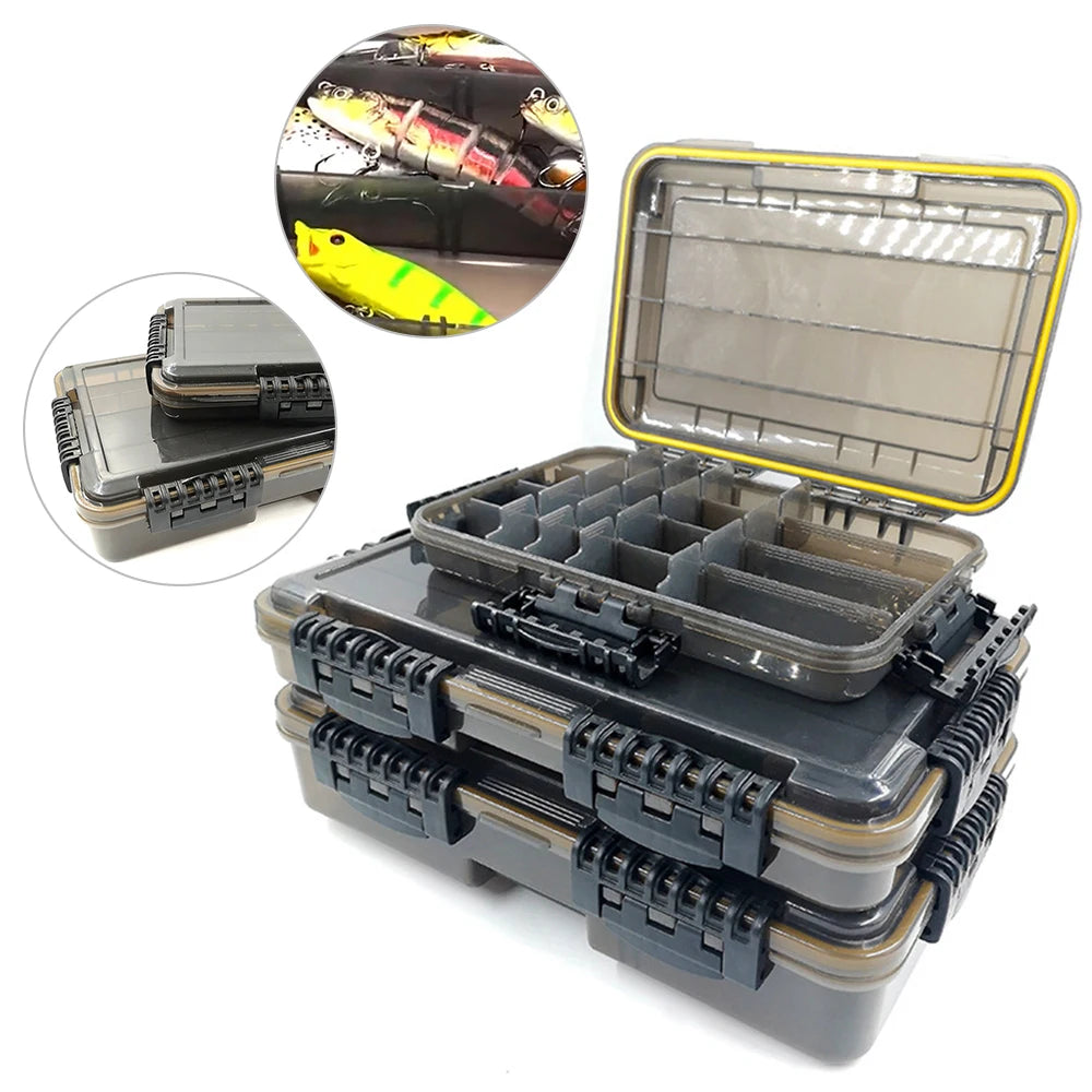Waterproof Fishing Tackle Box Large Capacity Organizer Accessories Tool Storage Box Fish Hook Lure Fake Bait Boxes Carp Fishing