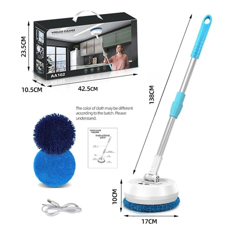 USB rechargeable electric window cleaners floor glass ceiling 360 spin automatic robot cleaning machine