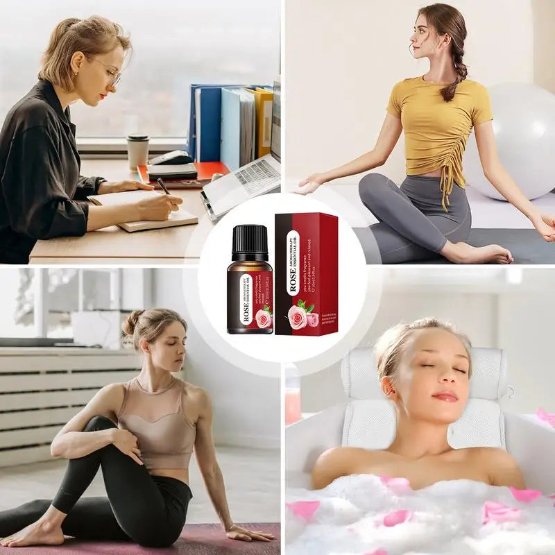 Aromatherapy Oil Natural Aromatherapy Oils For Diffuser Humidifier 10ml Car Air Freshener Clothes Hair Fragrance Oils For