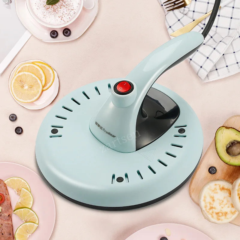 Non-stick Electric Crepe Pizza Maker Pancake Machine Griddle Baking Pan Cake Machine Kitchen Cooking Tools with Egg Beater