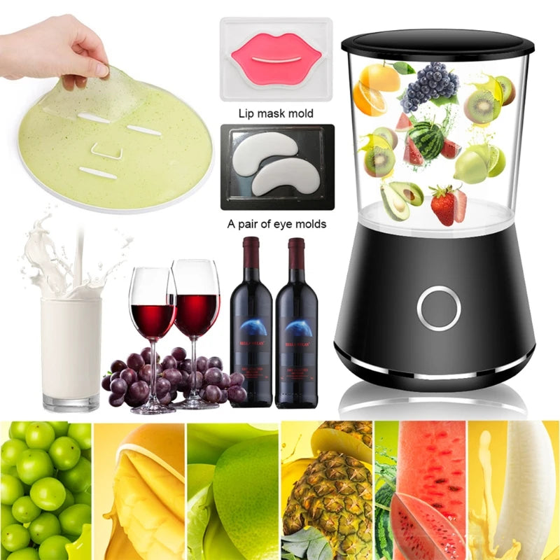 Mini for Facial Mask Maker Machine Fruit Vegetable Home DIY Face Mask Maker Machine Automatic Quiet Beauty for