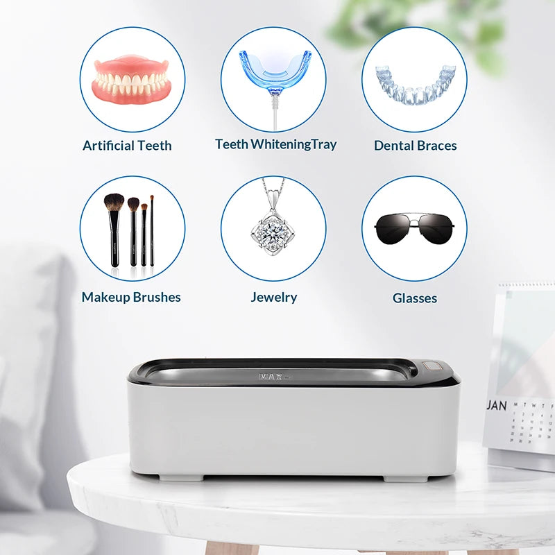 Contact Lens Cleaner Glass Washer Ultrasonic Jewelry Vibrator High Frequency Wash Machine Ultrasound Clean Ultra Sonic Scrubber
