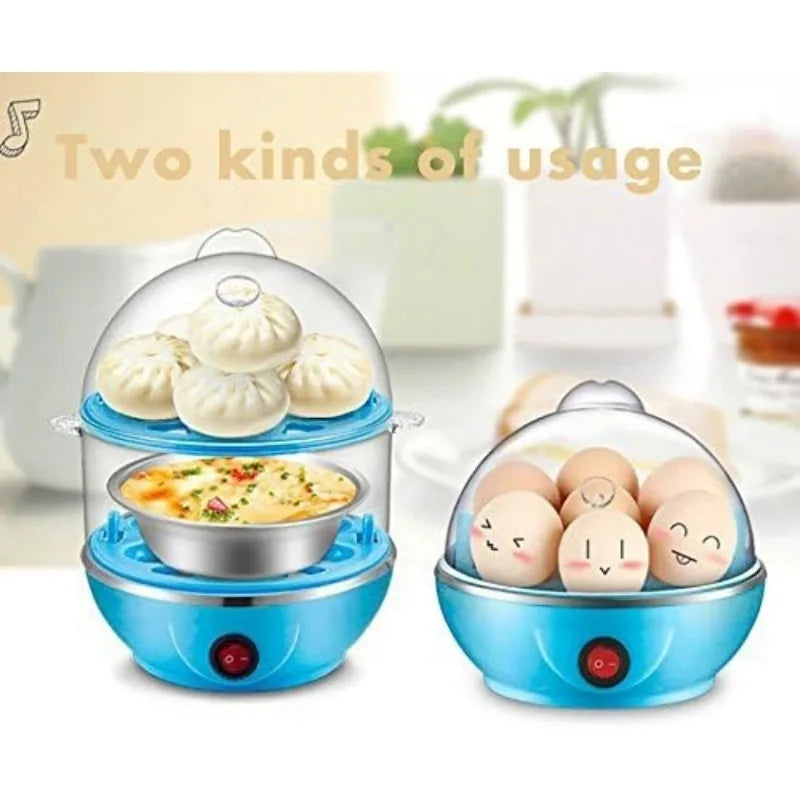 Egg Cooker,14 Egg Capacity Electric Egg Cooker Perfect Hard Boiled Egg Makerfor Hard Boiled Eggs,Steaming Shelf for  Vegetables