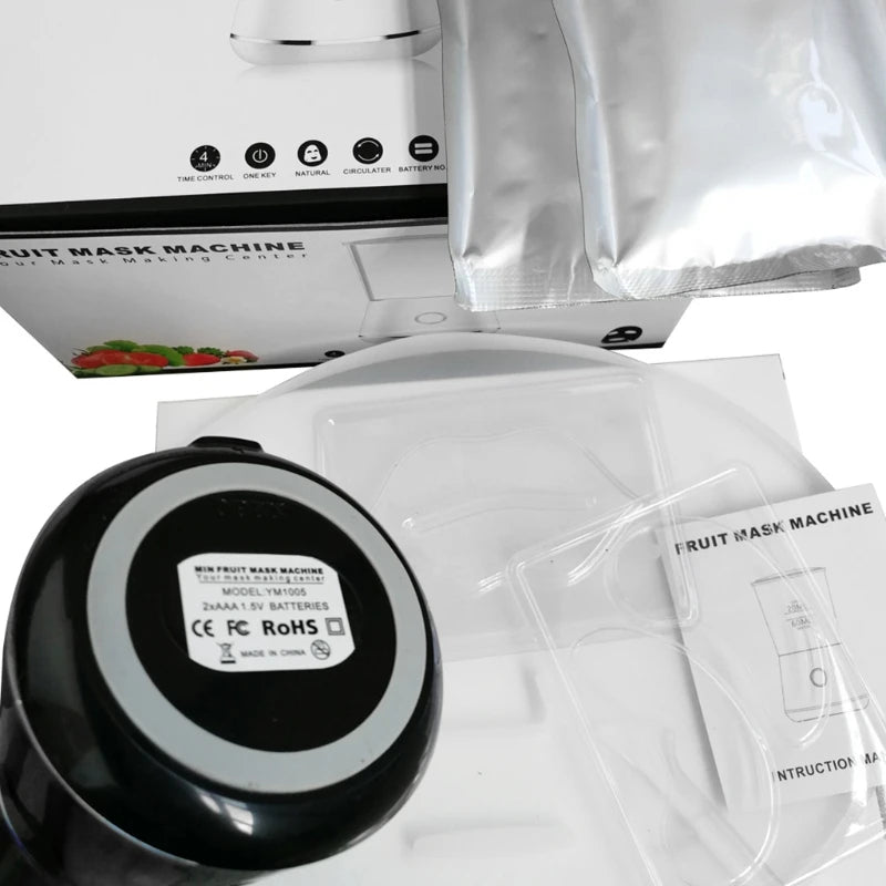 Mini for Facial Mask Maker Machine Fruit Vegetable Home DIY Face Mask Maker Machine Automatic Quiet Beauty for