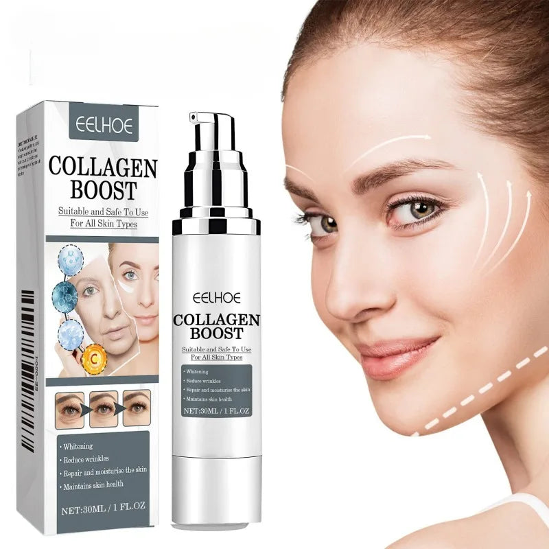 Collagen Boost Serum Anti-Aging Dark Spot Corrector Anti-wrinkle Face Cream Fade Fine Lines Women Skin Care 30ml