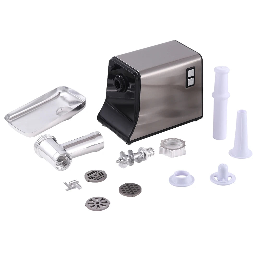 3200W Electric Meat Grinder Heavy Duty Commercial Kitchen Sausage Stuffer Maker Mincer Machine Food Processor