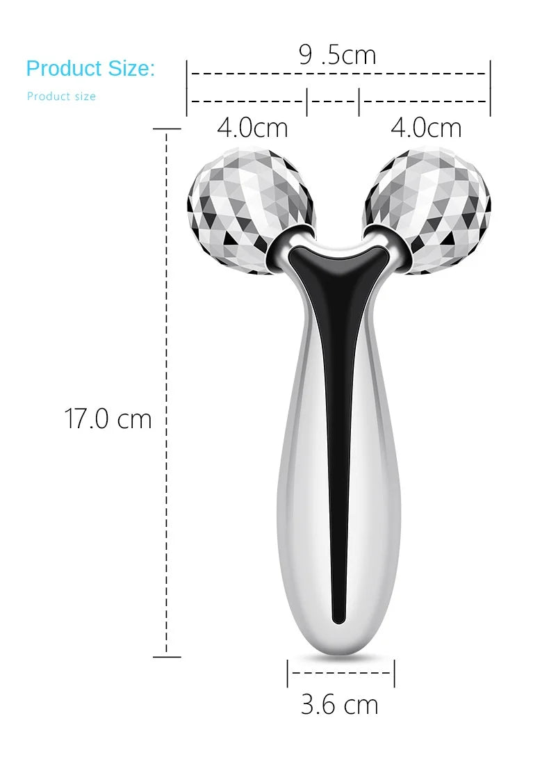 3D Thin Face Useful Product Roller V Facial Part Massage Instrument Beauty Instrument Lifting Firming Men Women Eye Massage