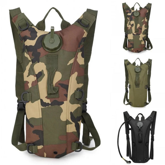 3L Waterproof Water Bag Outdoor Sports Backpack Travel Cycling Mountaineering Oxford Tactics Convenient Water Bottle Water Bag