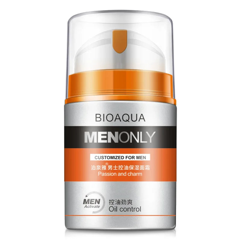 BIOAQUA Brand Men Skin Care Deep Hydrating Moisturizing Oil-control Face Cream Firming Day Cream 50g Men's Skin Care Products