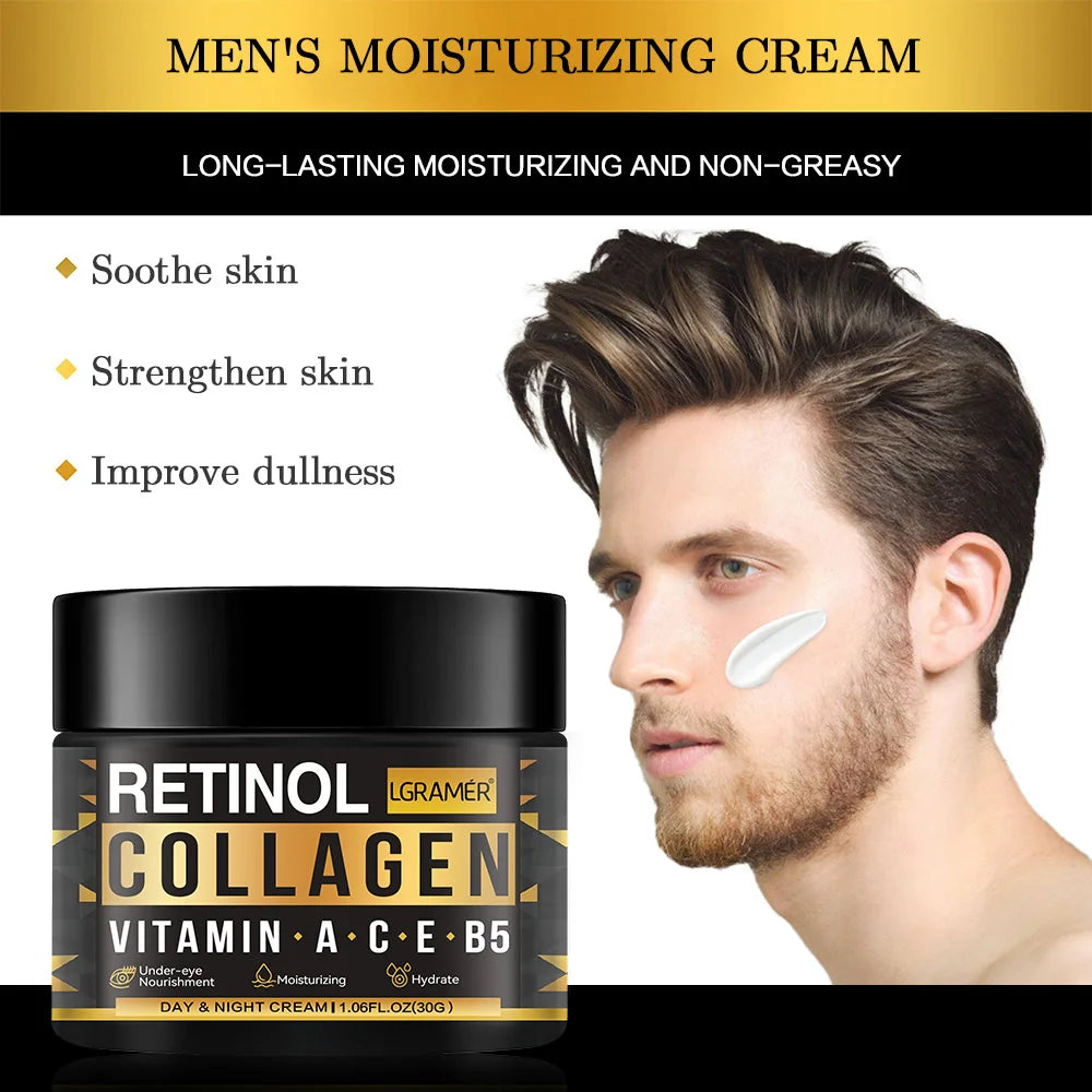 Collagen & Retinol Cream Anti Aging Whitening Cream Face Moisturizer Anti Wrinkle Day & Night Retinol Moisturizer Face Cream