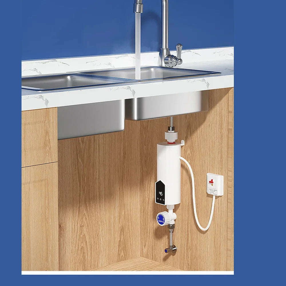 Tankless Water Heater, Mini Instant Hot Water Heater, Portable Outdoor Camping Water Heater,for Shower Bathroom Kitchen Washing