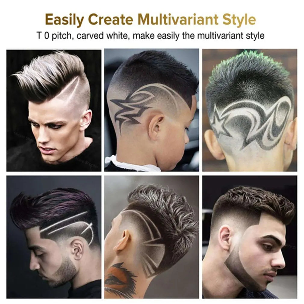 T9 Pro Cordless Electric Hair Cutting Machine USB Rechargeable Hair Clipper For Men Barber Trimmer Beard Shaver Grooming Kits