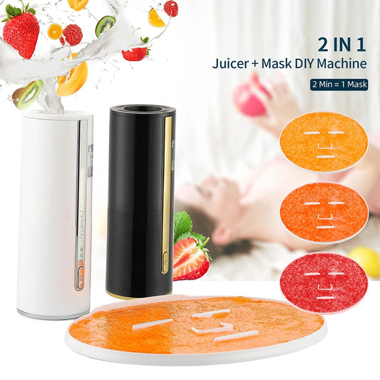Fruit Juicing Natural Mask Machine Self-Made Vegetable Fruit Juicer Juice Automatic Collagen DIY Face Mask Juicer Mask Maker