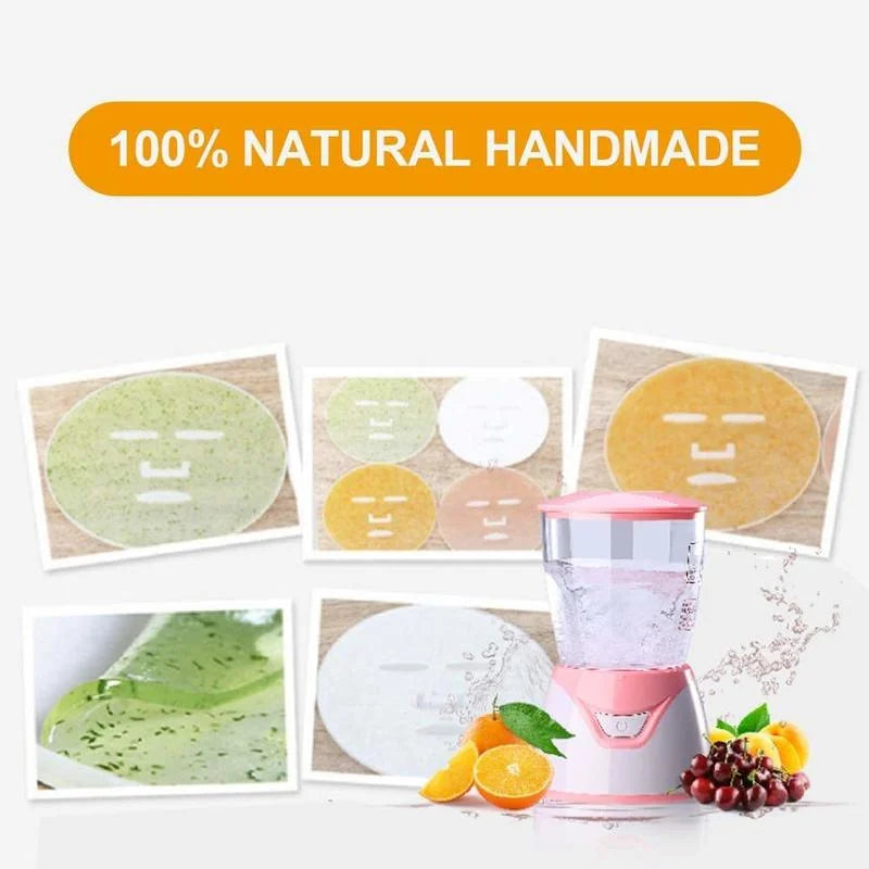 Automatic Fruit Mask Machine Reusable Portable Mini Skin Care Facial Milk Mask Maker Treatment Home Use Beauty Spa Tools Device