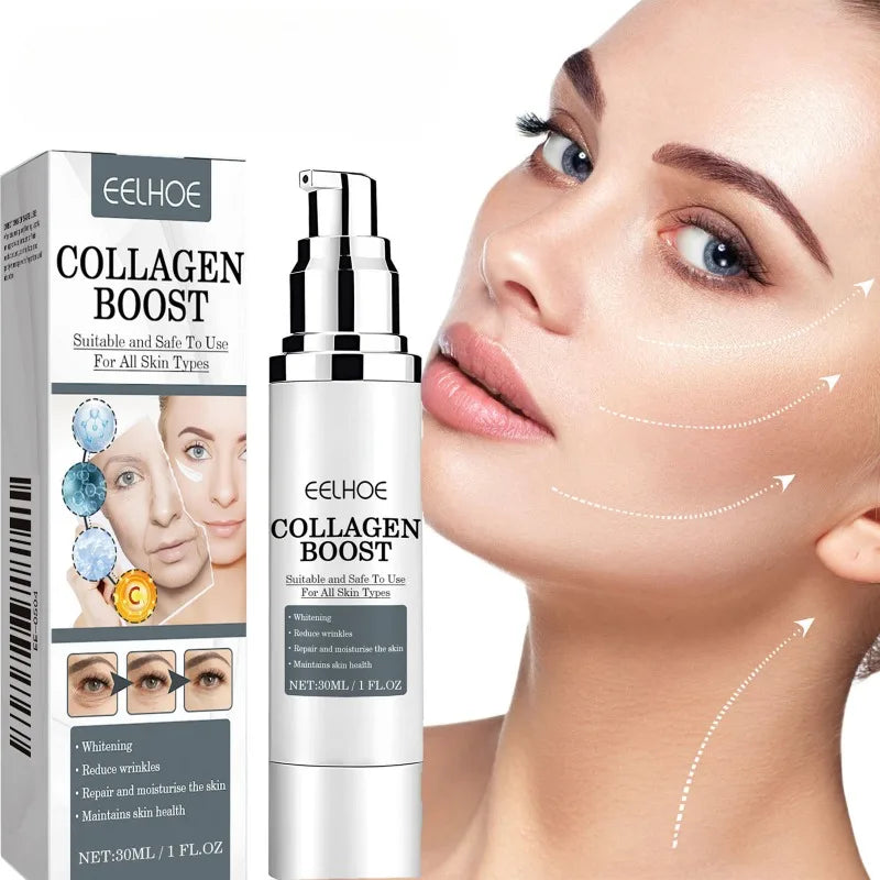 Collagen Boost Serum Anti-Aging Dark Spot Corrector Anti-wrinkle Face Cream Fade Fine Lines Women Skin Care 30ml