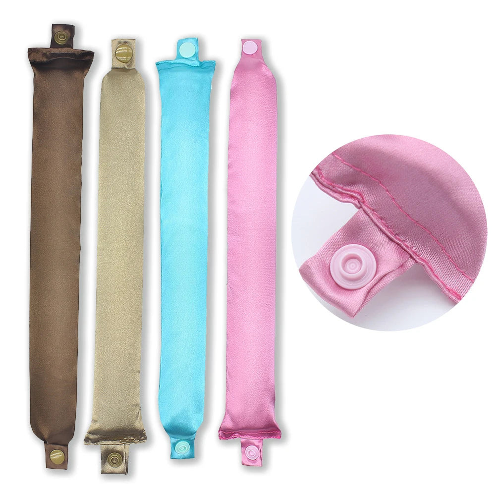 3PCS Silk Hair Accessories Heatless Curls Beauty Women Curly Products Hair Curler Sleep Hairdresser Tools Hair Foam Rollers