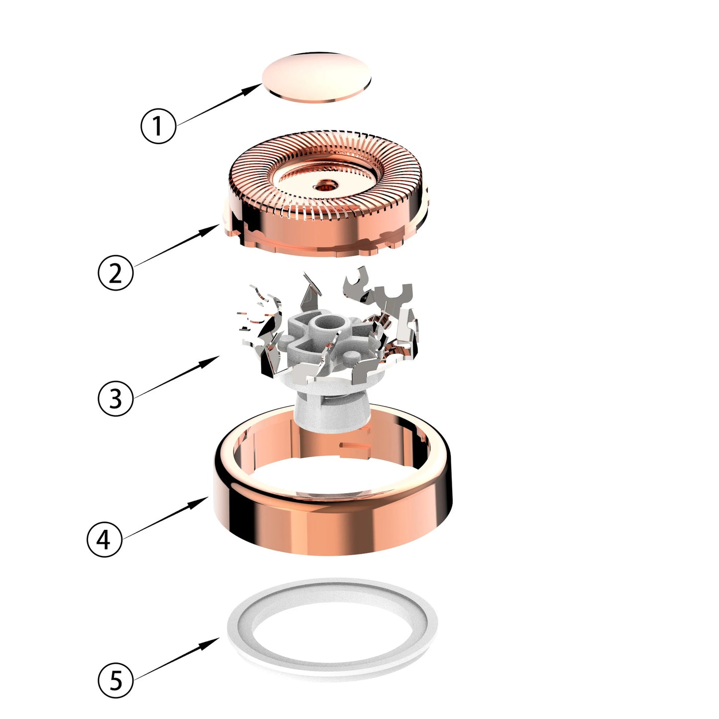 Facial Hair Remover Replacement Heads for Flawless Finishing Touch Facial Hair Removal Tool for Women Razor AccessoriesWholesale