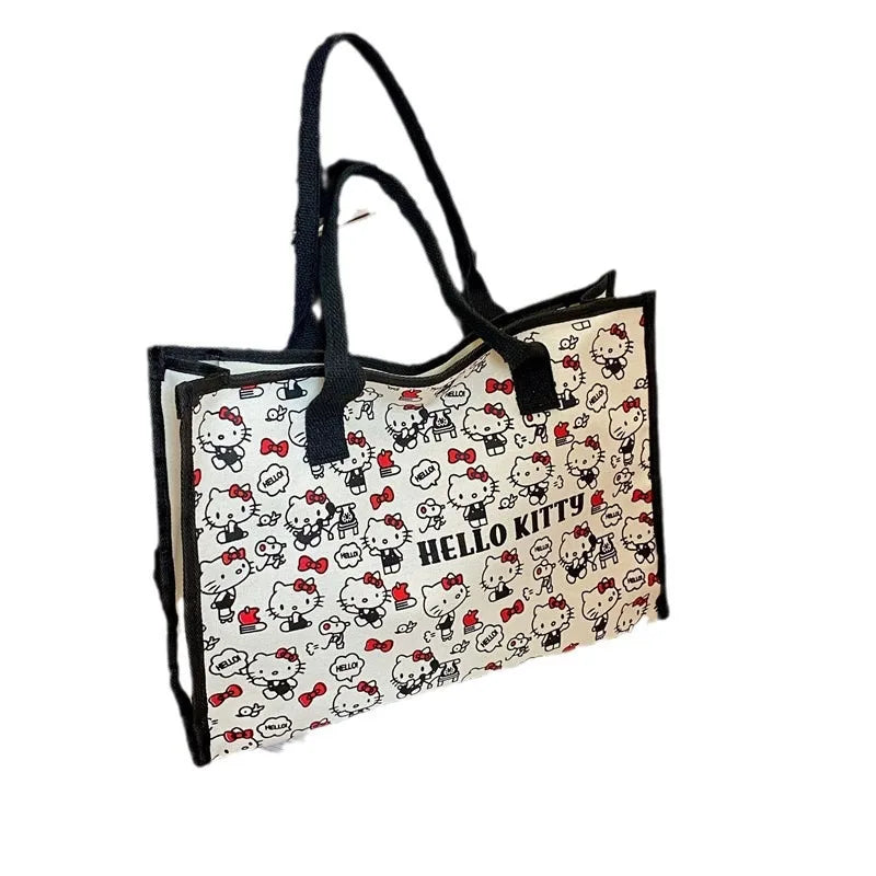 1Set Hello Kitty Cosplay Prop Shoulder Bag Handbag Kawaii Beautiful Book Package For Women Girls