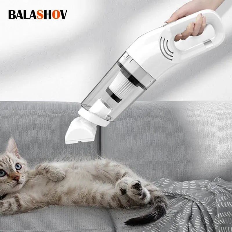 10000PA Handheld Vacuum Cleaner Rechargeable Portable Car Vacuum Cleaner Car Home Dual Purpose Wireless Dust Catcher Pet Hair