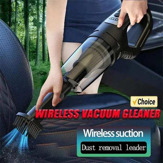 120W Portable Car Vacuum Cleaner USB Charging Handheld Cordless Vacuum Cleaner Powerful Suction for Auto/Home/Office/Pet Hair