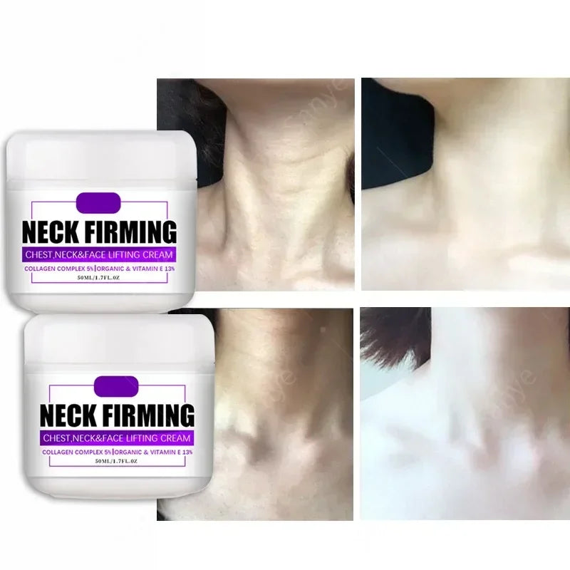 Face Collagen Boost Cream Smooth Neck Lines Cream Lifting Fine Lines Brightening Lotion Women Beauty Skin Rejuvenation Products