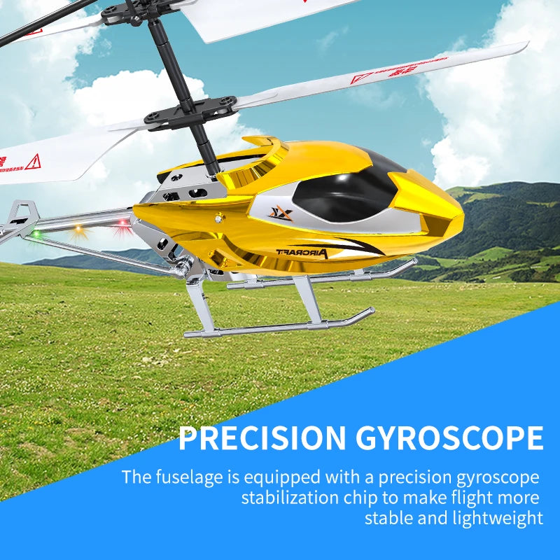 RC Helicopter with Light Fall Resistant Remote Control Helicopter Plane Aircraft Flying Kids Toys for Boys Gifts