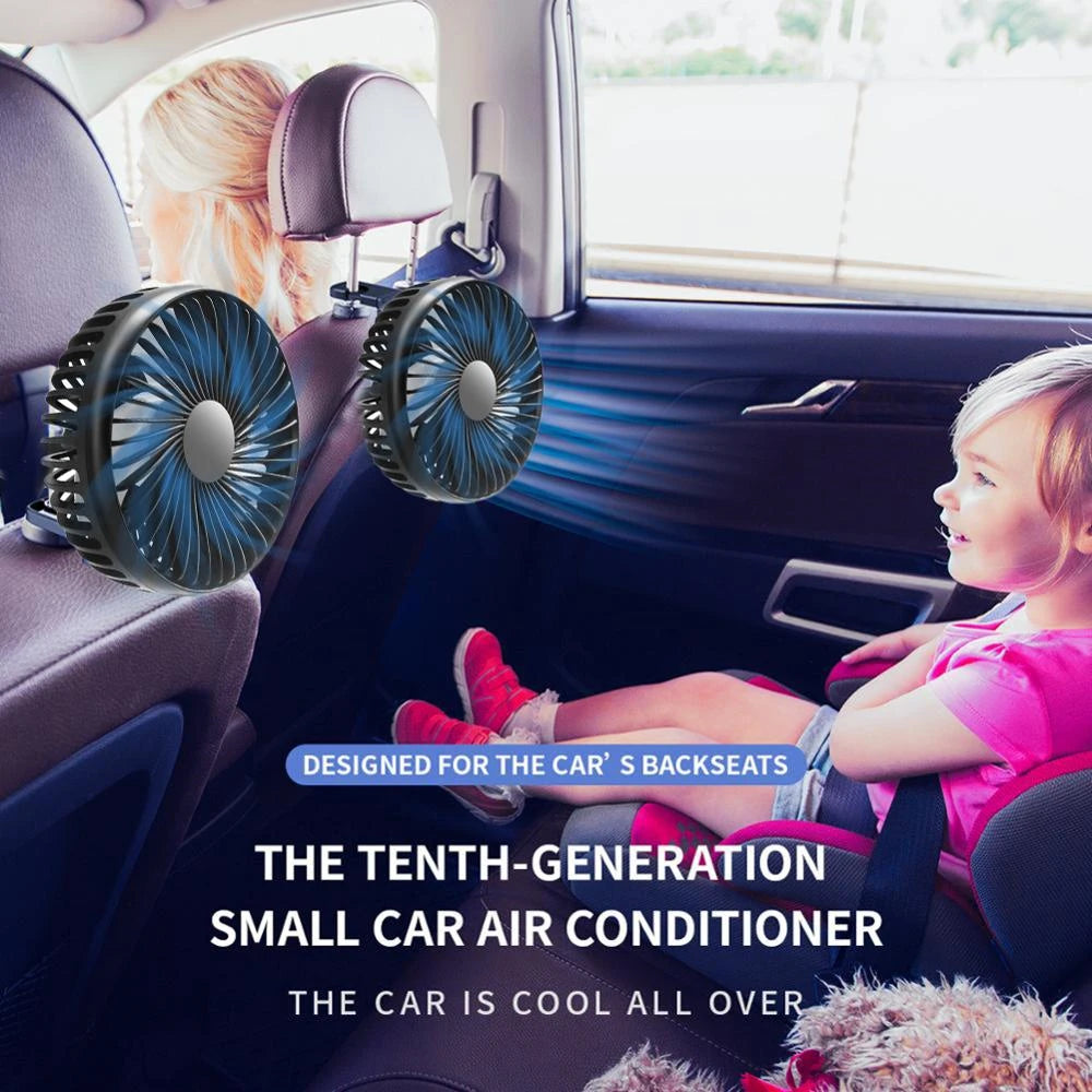 Car 12/24V USB 3 Gears Adjustable Fan Universal Auto Interior Parts Vehicle Accessories Fit For Car Home Bedroom Office