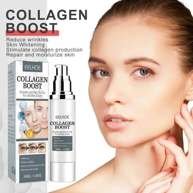 Collagen Boost Serum Anti-Aging Dark Spot Corrector Anti-wrinkle Face Cream Fade Fine Lines Women Skin Care 30ml