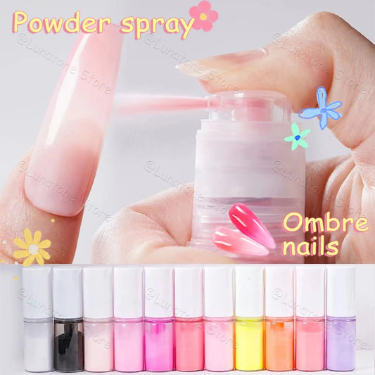 2024 Top Selling Ombre Spray Powder Nail Art 10g Ombre Spray For Nail Create A Few Seconds To Achieve A Gradient Effect Pigment
