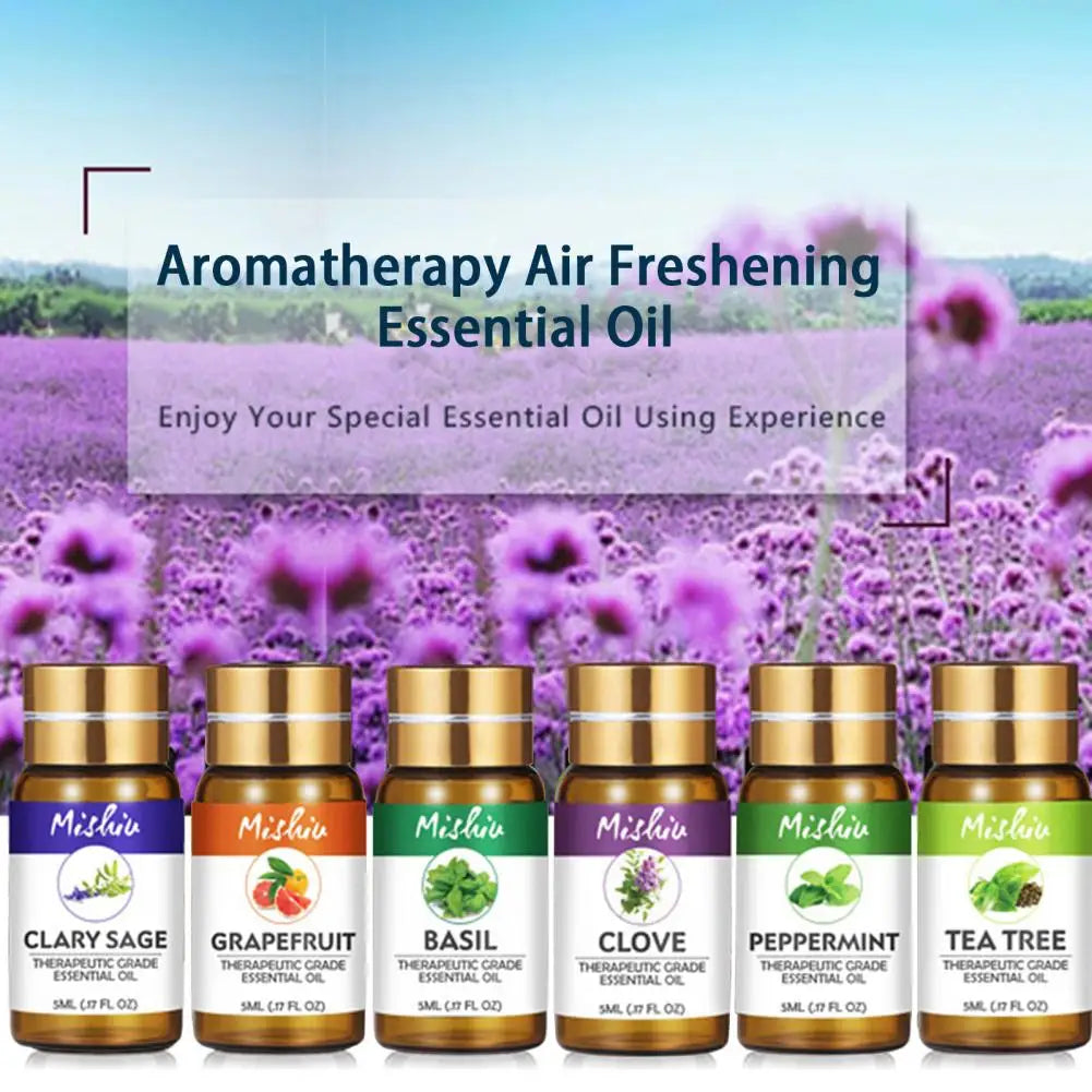 5ml Aromatherapy Oil Plant Extracts Natural Ingredients Soothing Diffuser Humidifier Aromatherapy Essential Oil Home Supplies
