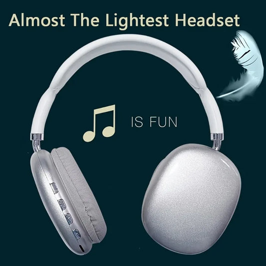 New P9 Pro  Air Wireless Bluetooth Headphones Noise Cancelling Mic Pods Over Ear Sports Gaming Headset For Apple