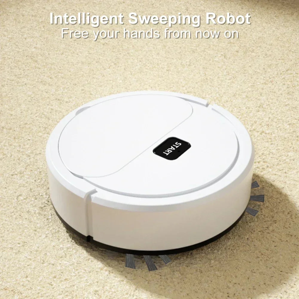 2024 New Fully Automatic Robotic Vacuum Intelligent Low Noise Floor Sweeper Dust Catcher Carpet Cleaner Black or white ﻿