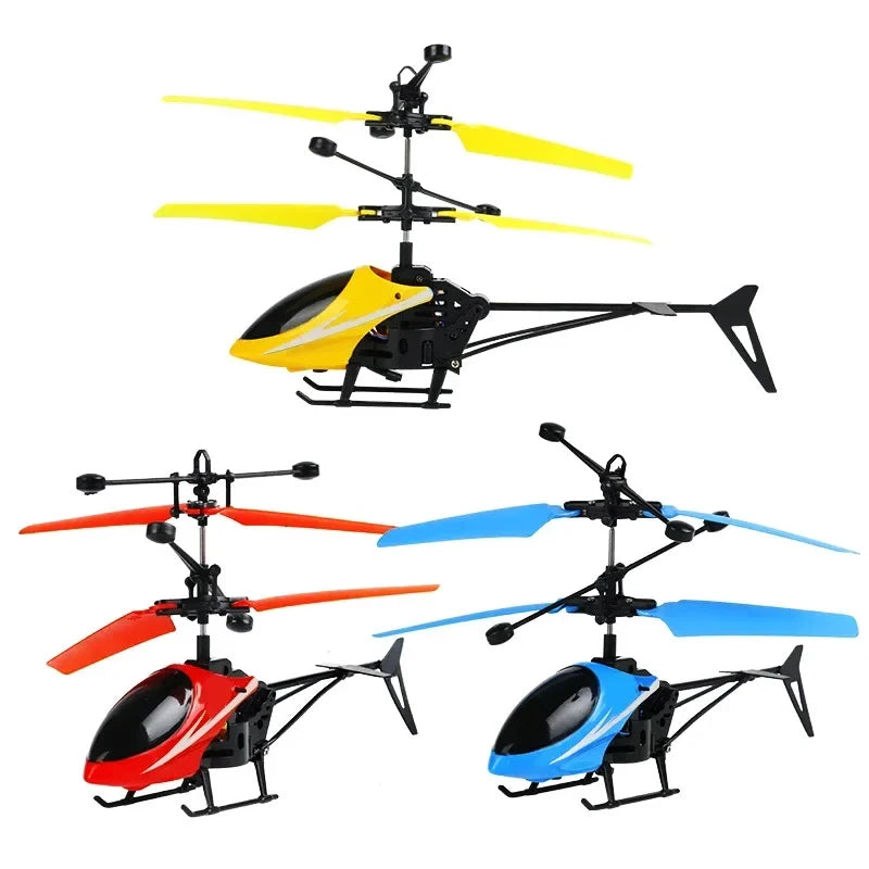 Mini Simulation Aircraft Gesture Induction Flying Vehicle Flight Rc Control Helicopter Children Model Toys