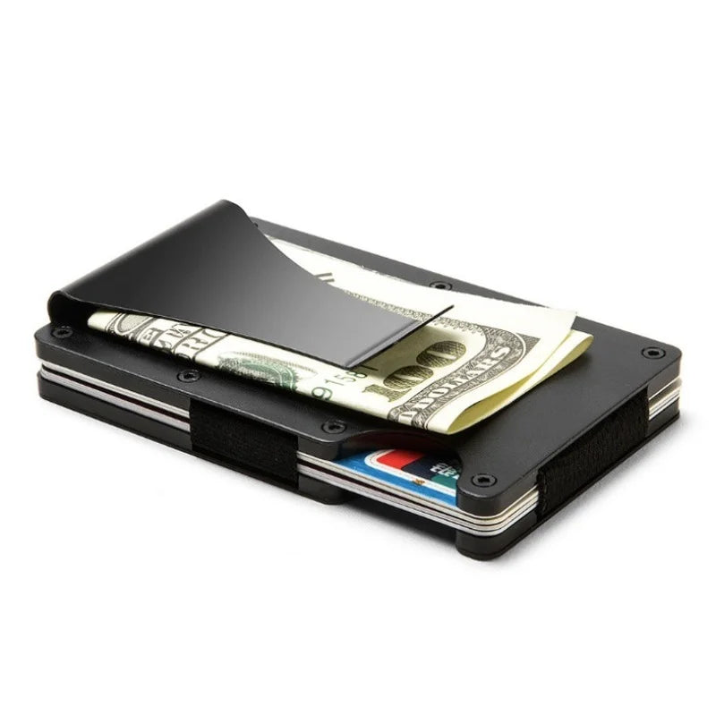 2024 Rfid Credit Card Holder Men Women Minimalist Wallets Metal Slim Thin Tactical Business ID Bank Cardholder Case porte carte