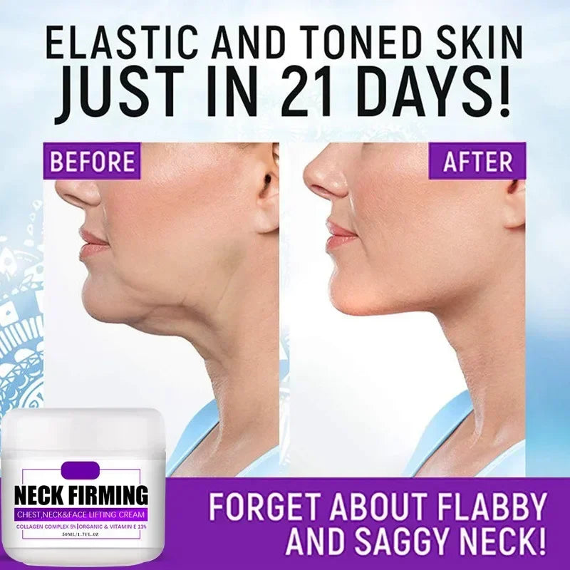 Face Collagen Boost Cream Smooth Neck Lines Cream Lifting Fine Lines Brightening Lotion Women Beauty Skin Rejuvenation Products