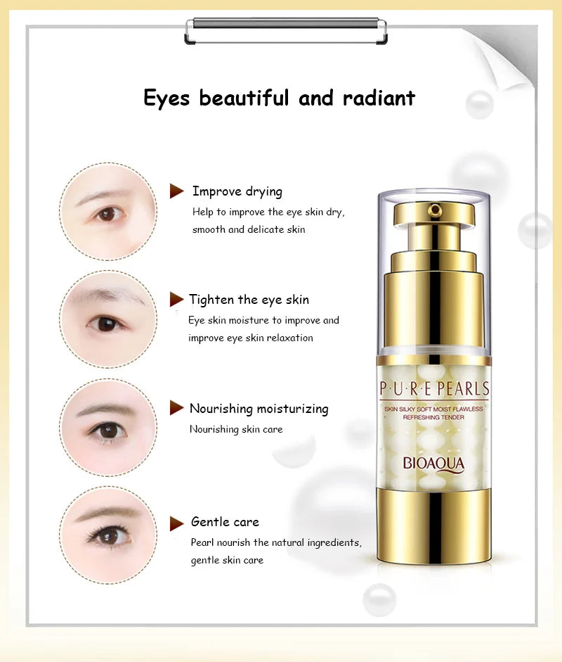 Bioaqua Collagen Moisturizing Eye Cream Facial Cream Anti Dark Circles Eye Bags Korean Cosmetics Skin Care Products