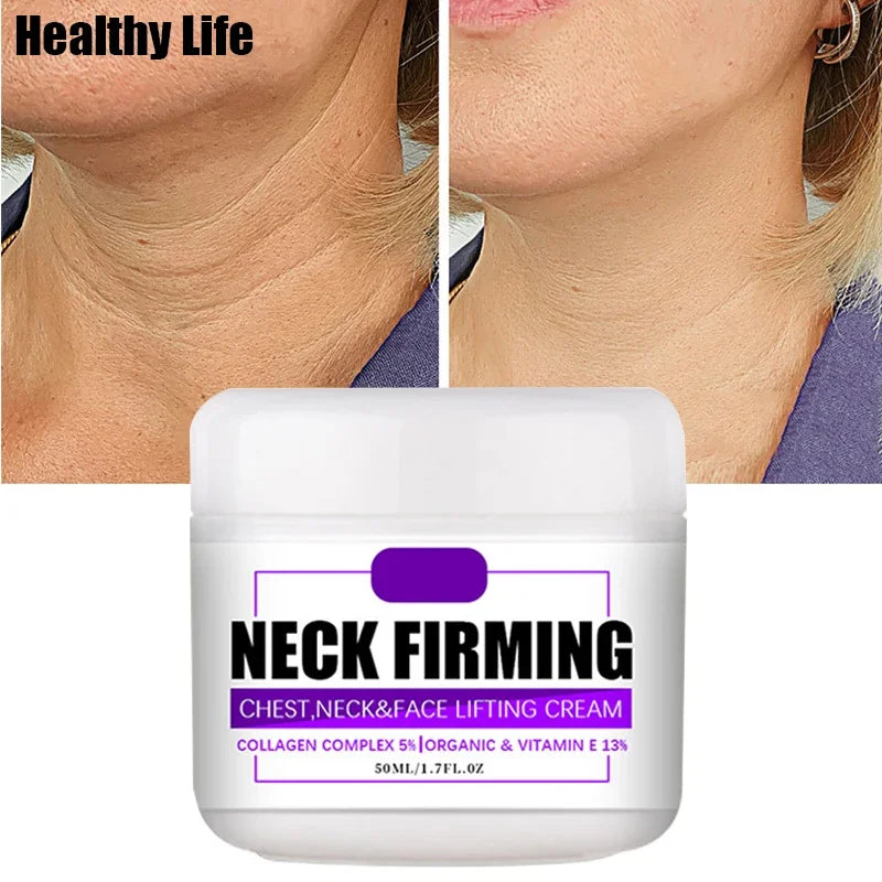 Face Collagen Boost Cream Smooth Neck Lines Cream Lifting Fine Lines Brightening Lotion Women Beauty Skin Rejuvenation Products
