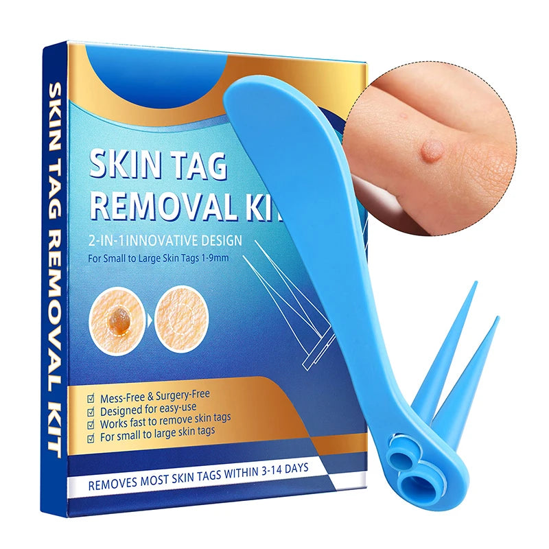 Skin Tag Remover Kit Micro Skin Tag Removal Device Adult Mole Stain Wart Remover Face Care Beauty Tools