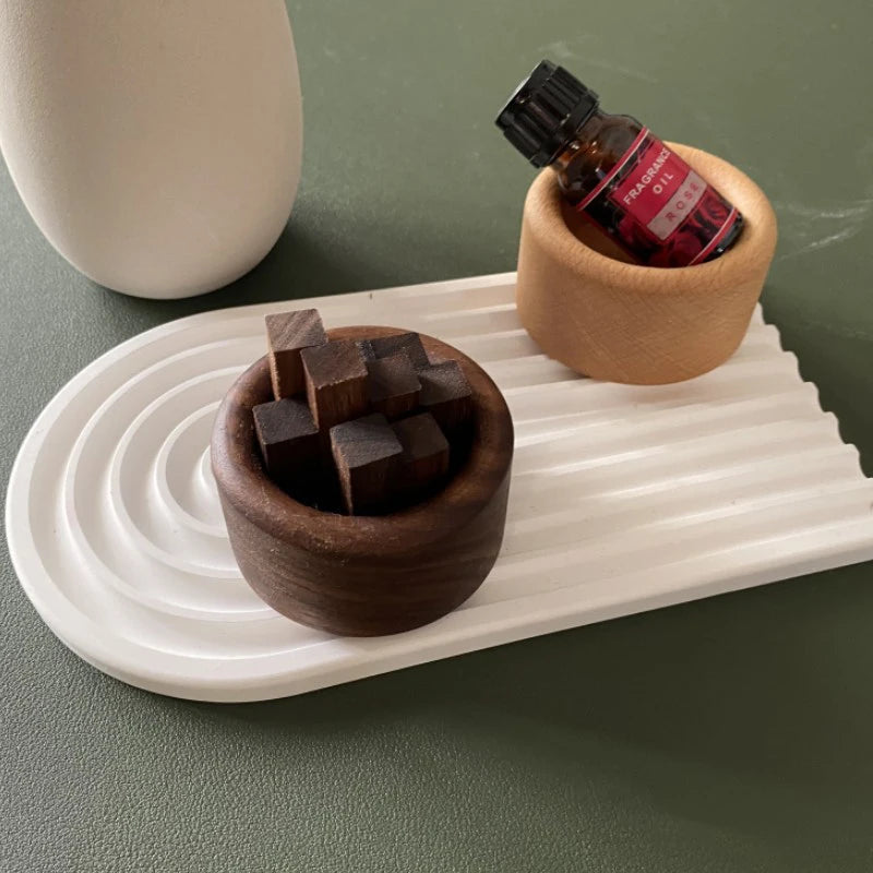 Expanded Fragrance Wood Natural Beech Black Walnut Fireless Aromatherapy Essential Oil Aroma Diffuser Expanding Wooden Stick